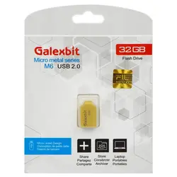 فلش 32 گیگ گلکسبیت Galexbit Micro metal series M6
