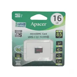 رم میکرو APACER مدل 16GB 85MB/S Class10 U1