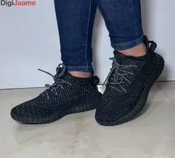 کتونی اسپرت Adidas Yeezy boost 350 - مشکی کد 4020