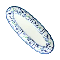 دیس ماهی خوری بزرگ یا رولت خوری چینی میبدمروارید نقش مرغی &mdash; فروشگاه اینترنتی دیجی می