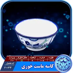 کاسه ماست خوری خوری چینی میبدمروارید نقش مرغی — فروشگاه اینترنتی دیجی می