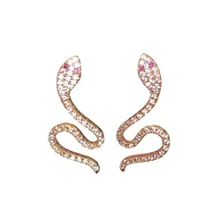 گوشواره طرح مار پرنگین (برند YSX )