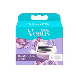 تیغ یدک خودتراش زنانه ژیلت ونوس Gillette مدل Comfortglide Breeze تعداد 4 عددی