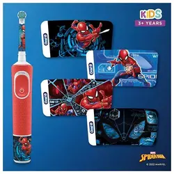 مسواک برقی کودک اورال بی مدل SPIDERMAN + قاب مسافرتی
