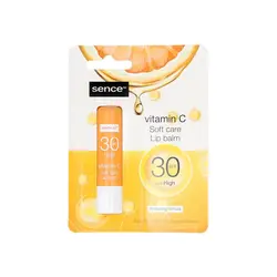 بالم مرطوب کننده لب سنس Sence همراه با ویتامین C و SPF30 حجم 4.3 گرم