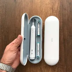 قاب مسافرتی مسواک برقی اورال بی Oral-B مدل Wober رنگ خاکستری