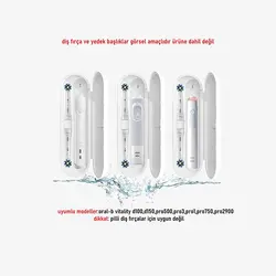 قاب مسافرتی مسواک برقی اورال بی Oral-B مدل Wober رنگ سفید
