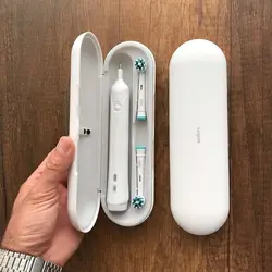 قاب مسافرتی مسواک برقی اورال بی Oral-B مدل Wober رنگ سفید
