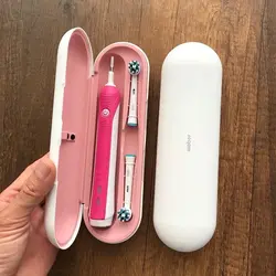 قاب مسافرتی مسواک برقی اورال بی Oral-B مدل Wober رنگ صورتی
