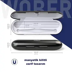 قاب مسافرتی مسواک برقی اورال بی Oral-B مدل Wober رنگ مشکی