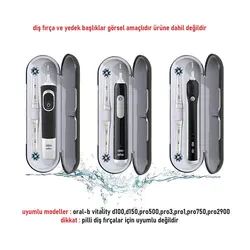 قاب مسافرتی مسواک برقی اورال بی Oral-B مدل Wober رنگ مشکی