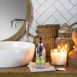 صابون مایع ارگانیک ایوب صبری با رایحه گیاه اسطوخودوس 500 میل