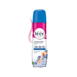 اسپری موبر کرمی ویت Veet حاوی عصاره آلوئه ورا و گل بنفشه مناسب پوست های حساس 150 میل