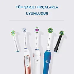 سری یدک مسواک برقی اورال بی Clean Maximiser مدل 3D White بسته 4 عددی