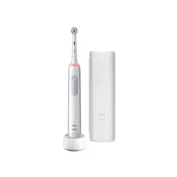 مسواک برقی اورال بی مدل PRO3 3500 رنگ سفید به همراه باکس مسافرتی