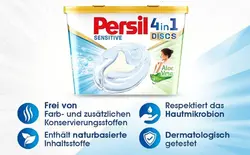 قرص ماشین لباسشویی 4 در 1 پرسیل Persil مدل Sensitive با رایحه آلوئه ورا بسته 20 عددی