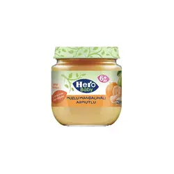 پوره میوه گلابی ، نارنگی و موز هرو بیبی Hero Baby حجم 125 گرم