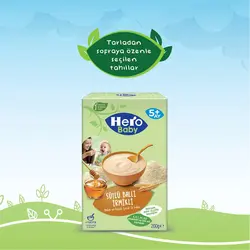 سرلاک گندم با عسل و شیر هرو بیبی Hero Baby حجم 200 گرم
