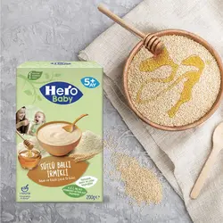 سرلاک گندم با عسل و شیر هرو بیبی Hero Baby حجم 200 گرم