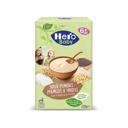 سرلاک هشت غله با پنیر و شیر هرو بیبی Hero Baby حجم 200 گرم