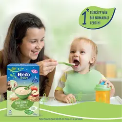 سرلاک هشت غله با سیب و شیر مخصوص شب هرو بیبی Hero Baby حجم 200 گرم