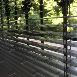 پرده کرکره آلومینیومی فلزی پرفراژ لوزی ۱۶ میلیمتری در ۵رنگ - دیجی پارکت