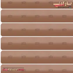 پرده کرکره فلزی قهوه ای ساده ۲۵ میلیمتری P1287