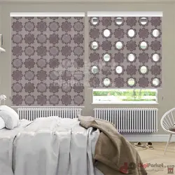 پرده زبرا سه بعدی دایره کد ۱۰۵