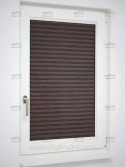 پرده پلیسه دستی یکطرفه مدل Pansy 06