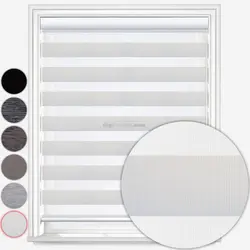 پرده زبرا ساده خوش سایه ریزبافت با 8 رنگ