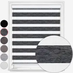 پرده زبرا ساده خوش سایه ریزبافت با 8 رنگ