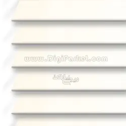 پرده کرکره چوبی سفید رنگ ۲.۵ سانتیمتری کد 254 خوش سایه