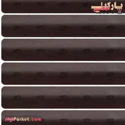 پرده کرکره فلزی طرح چوب قهوه ای سوخته   ۱۶ میلیمتری P96