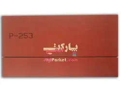 پرده کرکره چوبی قرمز رنگ ۵ سانتیمتری کد ۲۵۳ خوش سایه