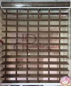 پرده زبرا اورسی خوش سایه در 6 رنگ