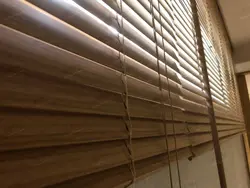 پرده کرکره چوبی کرم ۲.۵ سانتیمتری کد ۶۱۵ خوش سایه