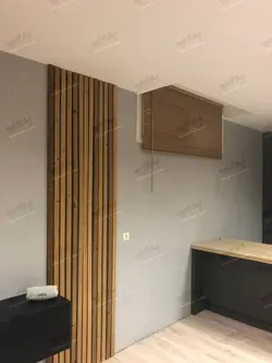 پرده کرکره چوبی کرم ۲.۵ سانتیمتری کد ۶۱۵ خوش سایه