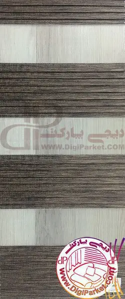 پرده زبرا خوش سایه کالیته 58 پلیسه طرح بامبو