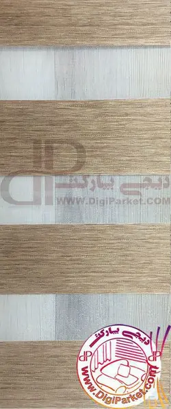 پرده زبرا خوش سایه کالیته 58 پلیسه طرح بامبو