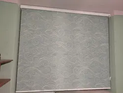 پرده شید رول چاپی طرح برگ 35