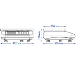 ترازوی قطعه شمار محک 30 کیلویی مدل 9900