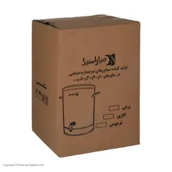 سماور صنعتی برقی دنیای استیل نوری مدل ۱۵ ba گنجایش ۱۱ لیتر