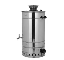 سماور صنعتی گازی دنیای استیل نوری مدل gt 150 گنجايش 150 ليتر تک جداره تنوره دار