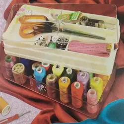 جعبه لوازم خیاطی مدل عروس-خرید، مشخصات و قیمت - دوختنیها