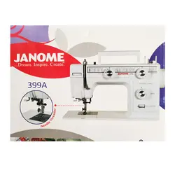 چرخ خیاطی گلدوزی ژانومه مدل 399A - خرید، مشخصات و قیمت - دوختنیها