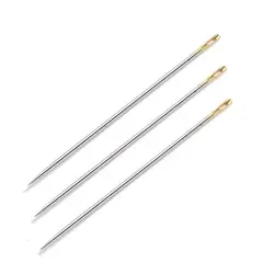 سوزن خیاطی دستی سر طلایی مدل PE - خررید و قیمت سوزن دستی طلایی - دوختنیها