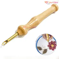 سوزن پانچ کاموا چوبی SKC مدل PN-008 - خرید سوزن پانچ کاموا چوبی SKC - دوختنیها