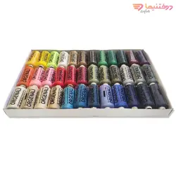 نخ خیاطی پلی استر قرقره 36 رنگ - خرید نخ خیاطی 24 رنگ - دوختنیها