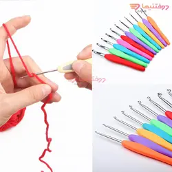 میله قلاب بافی Crochet hook - خرید میله قلاب بافی و بافتنی - دوختنیها