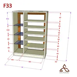 ویترین فروشگاهی F33